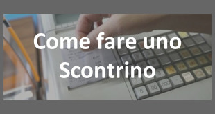 Come fare uno scontrino