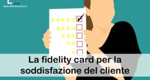 Cliente soddisfatto con la fidelizzazione del software per negozio