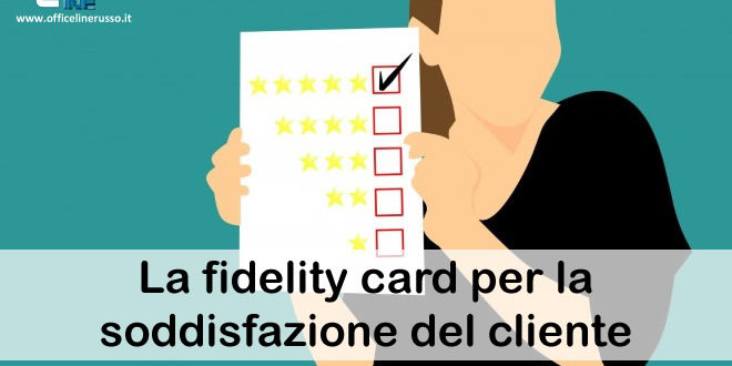Cliente soddisfatto con la fidelizzazione del software per negozio
