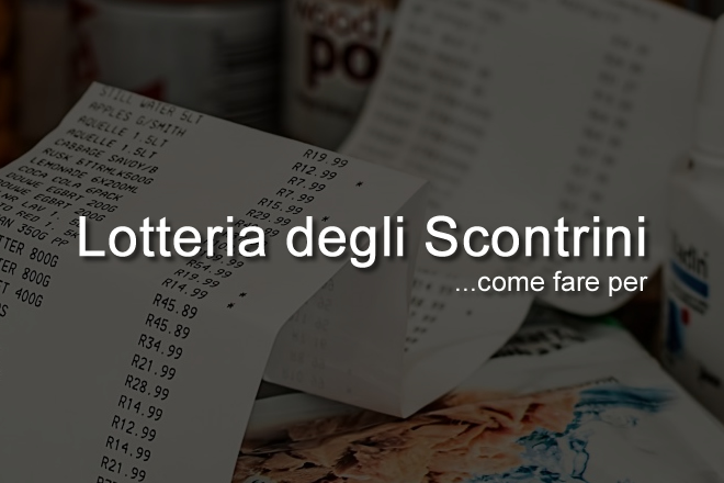 Lotteria degli Scontrini: come usare il registratore telematico
